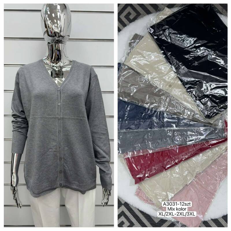 Narzutka damska Roz XL/2XL-2XL/3XL, Mix Kolor Paczka 12 szt